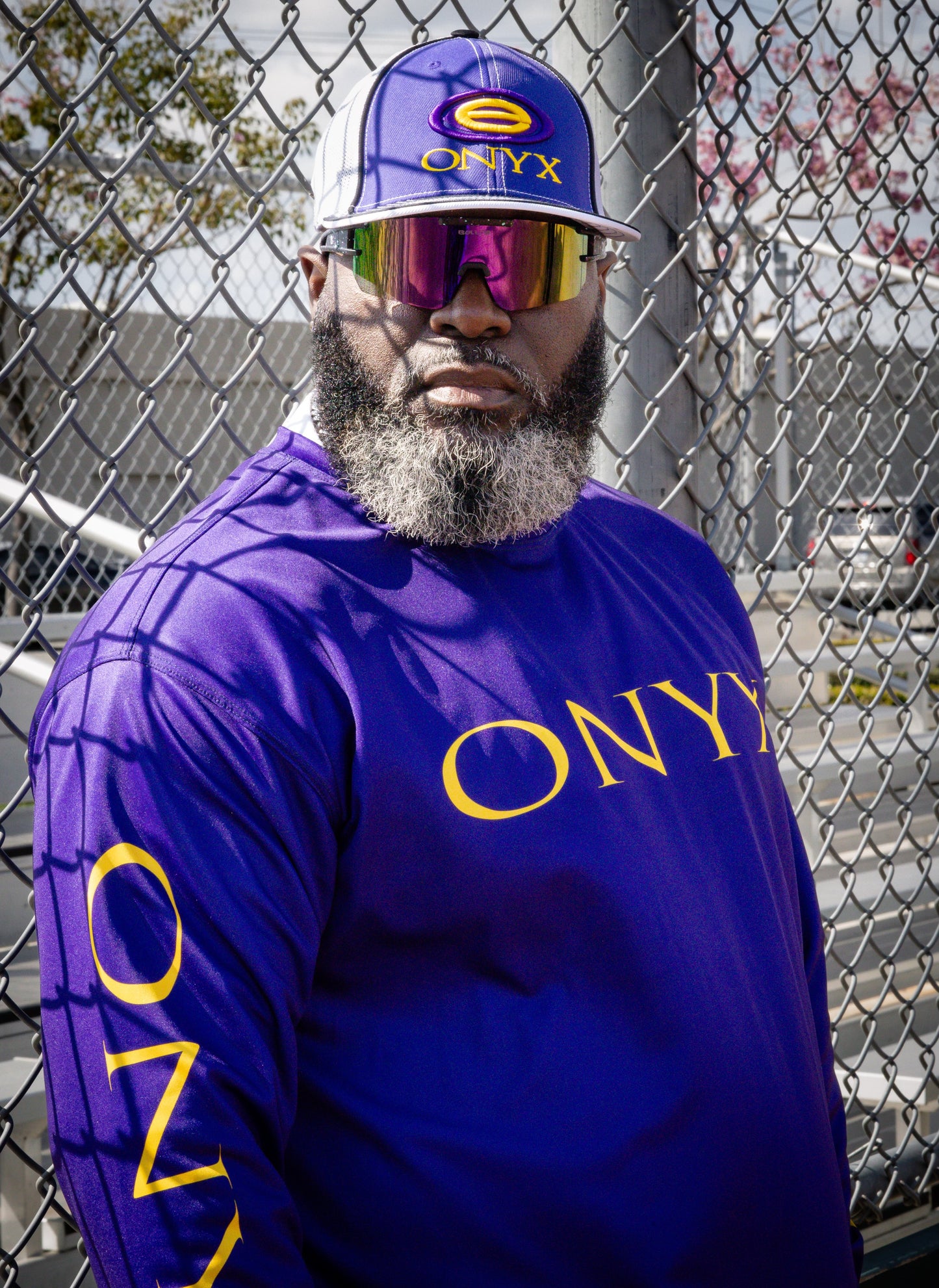 2024 Onyx Enough Said Purple Gold "Jermaine Lewis" Signature Model End Load Senior Softball Slowpitch Bat