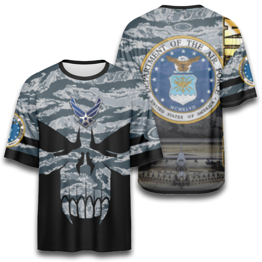 Elite Mens Jersey - ESD 1389 Camo Skull Airforce