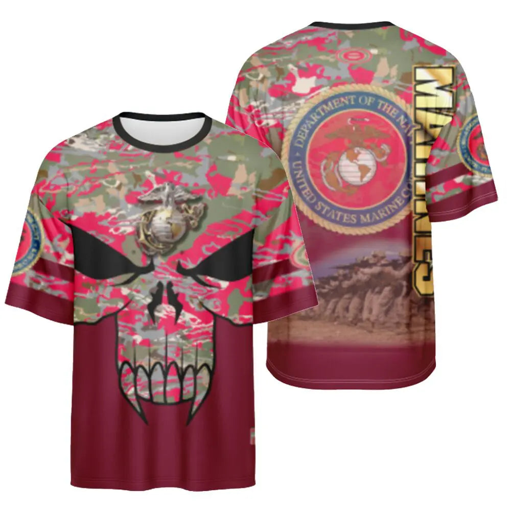 Elite Mens Jersey - ESD 1390 Marines Camo Skull