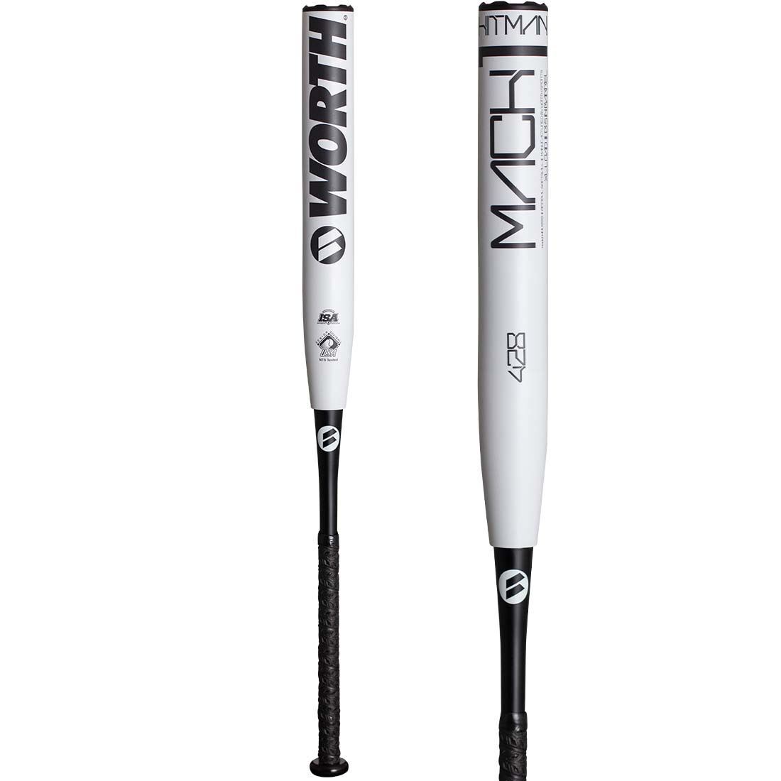 2022 WORTH MACH 1 HITMAN XL SENIOR SLOWPITCH SOFTBALL BAT END LOADED SSUSA WMH22S
