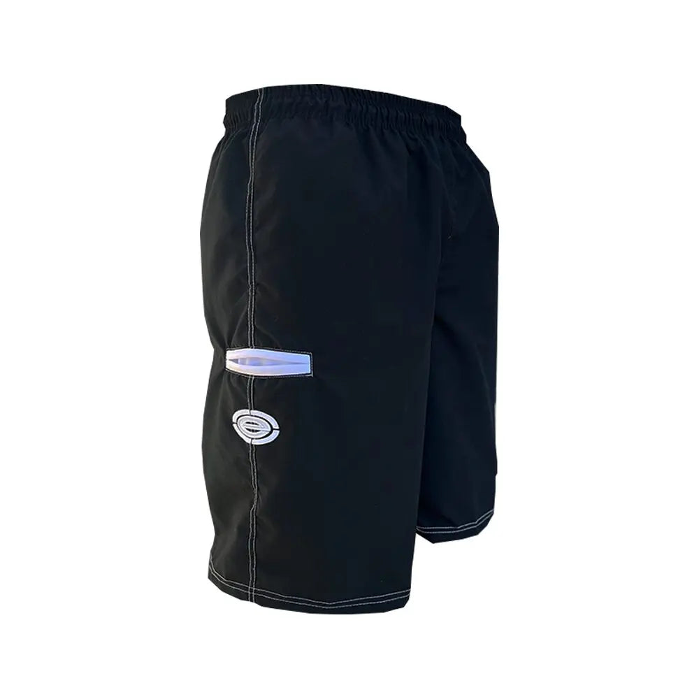 Elite Shorts â Menâs ES 251 Microfiber (Black/White) â Elite Sports USA