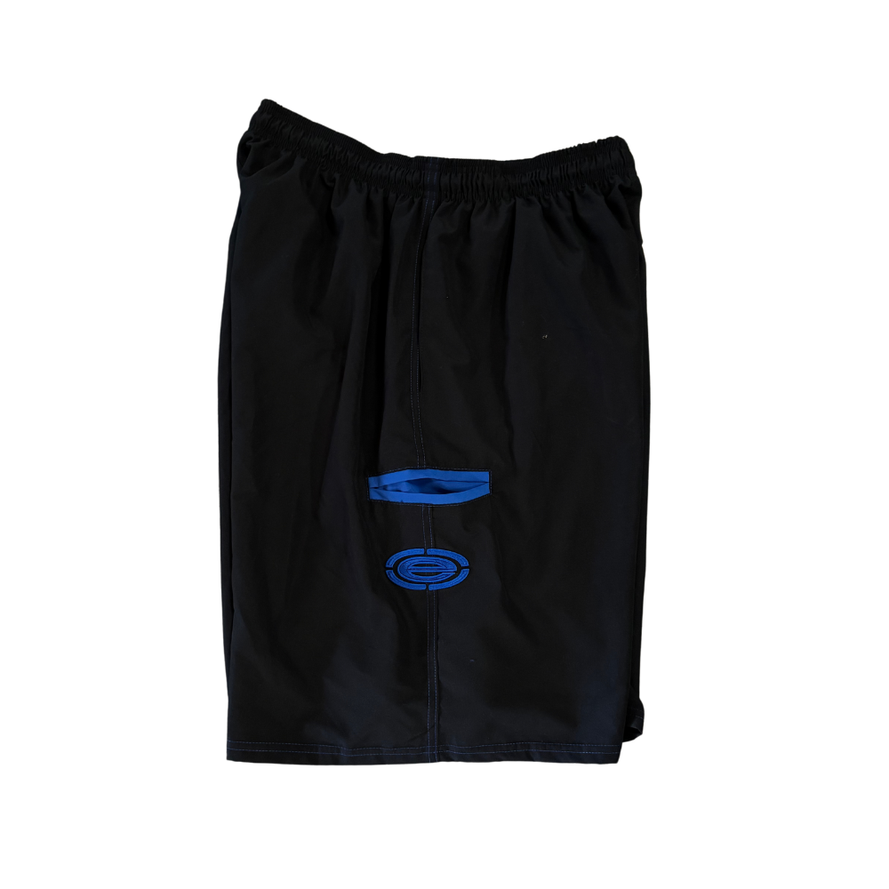 Elite Shorts – Men’s ES 251 Microfiber (Black/Royal Blue)