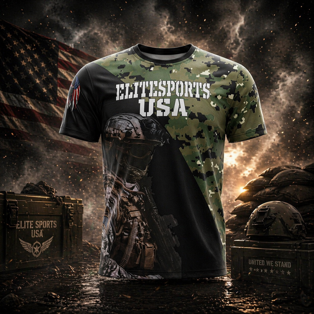 Elite Mens Jersey – ESD 1609 Military