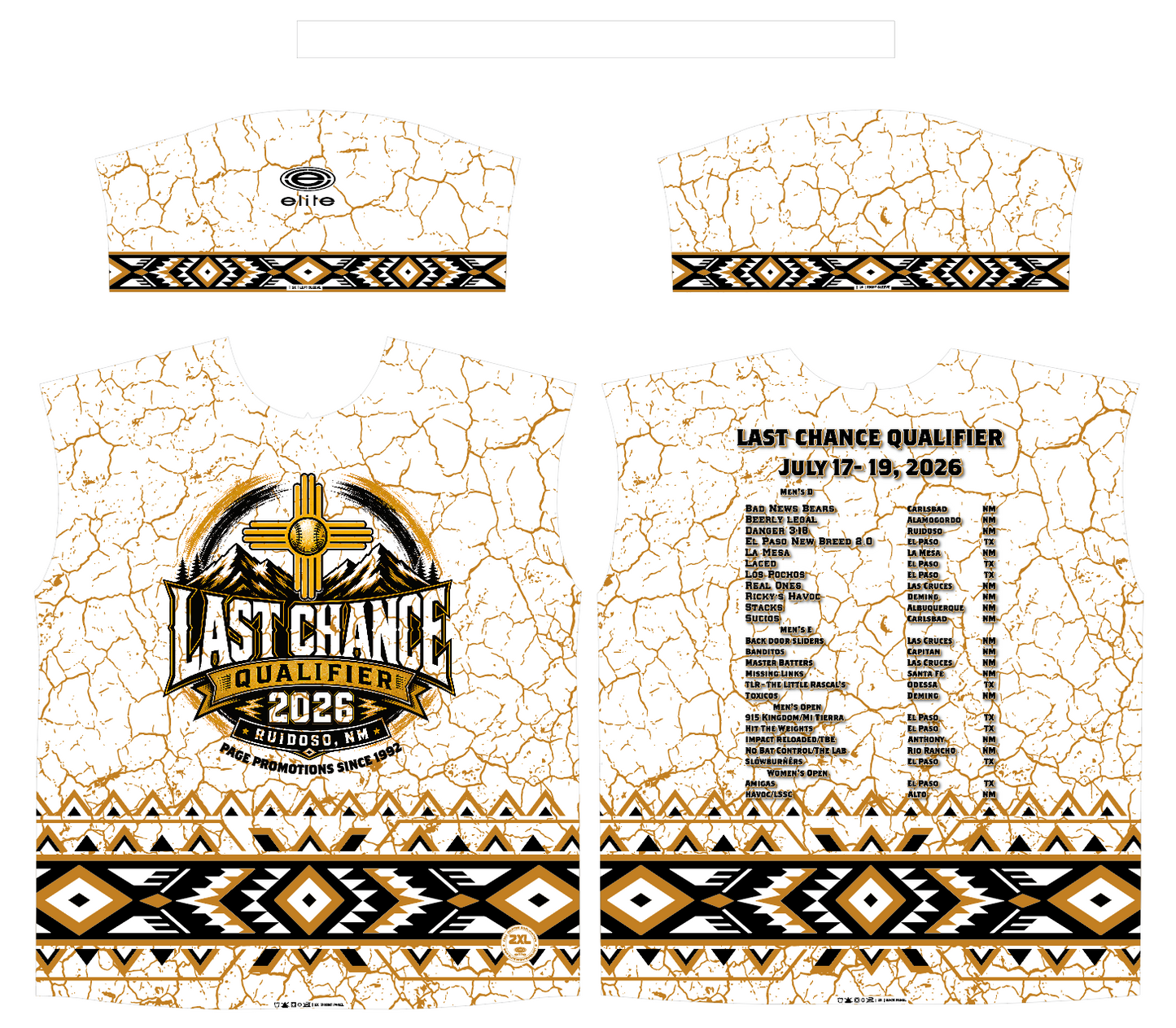 2026 Ruidoso Last Chance Qualifier Merch Jersey