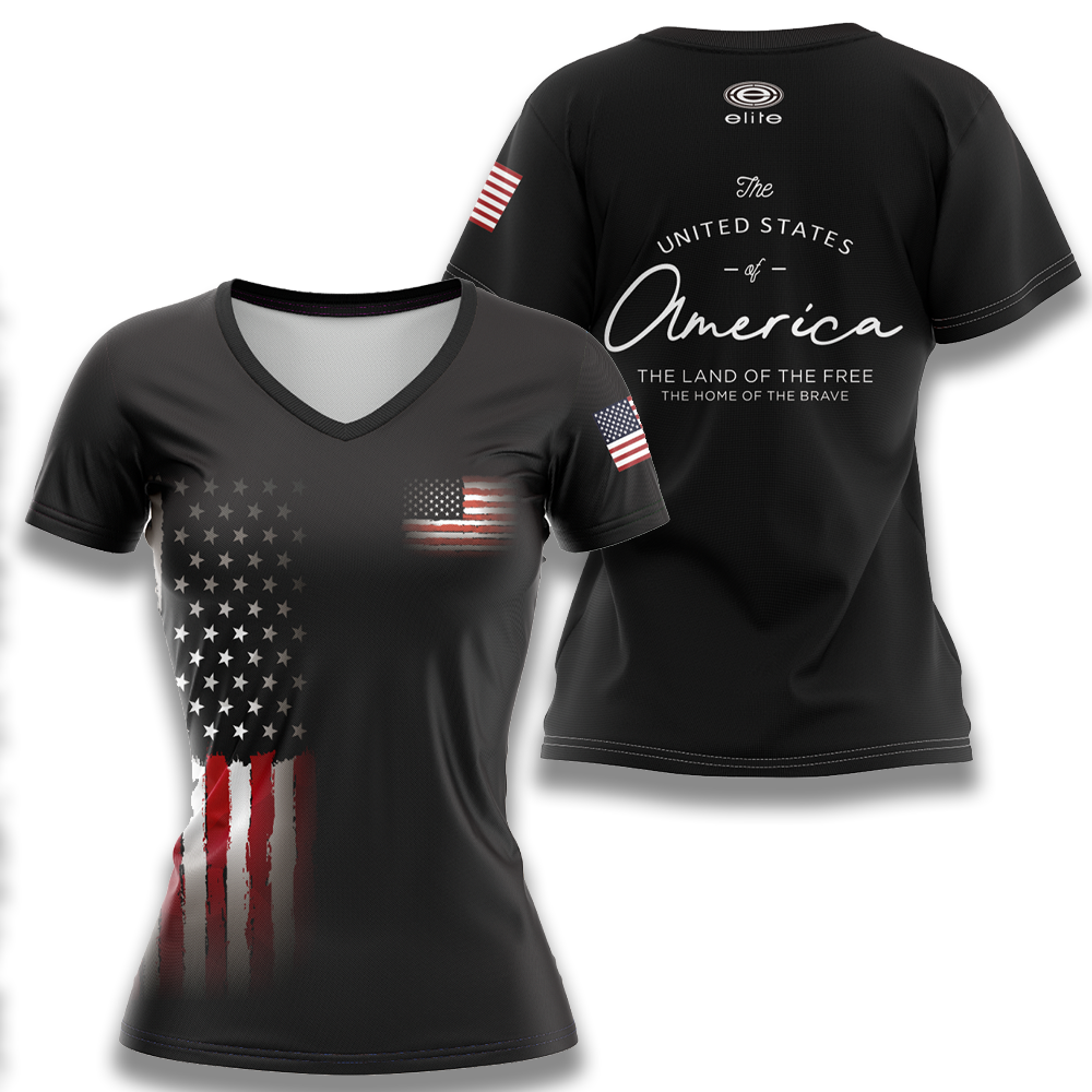Elite Womens Jersey – ESD 1412 American Flag (CLEARANCE)