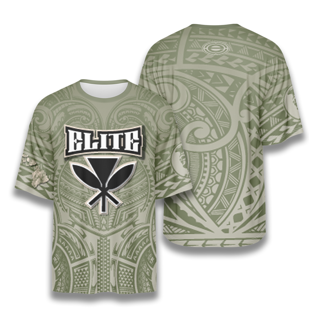 Elite Men's Jersey - ESD 1467 Island Tribal Green