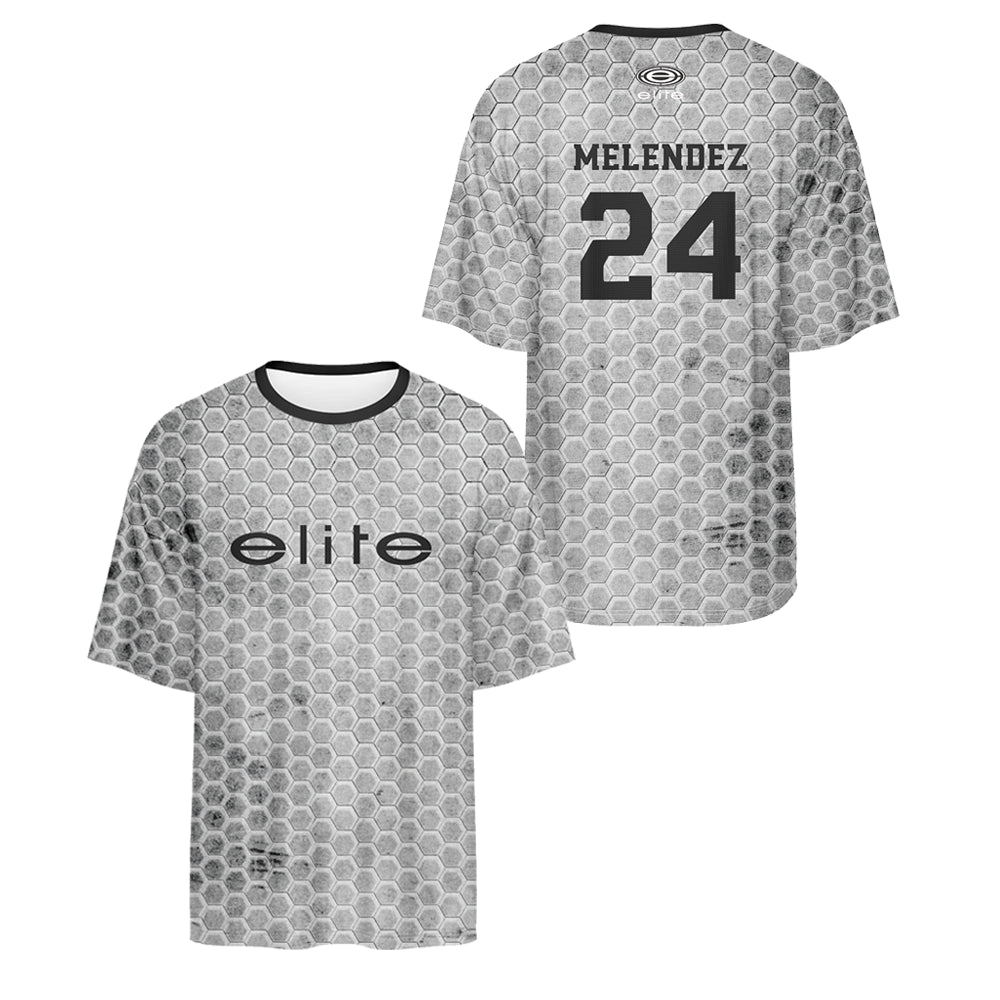 Hex Camo White – Custom Jersey
