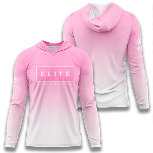 Elite Women's Jersey Hoodie – Pink Elite Box Logo