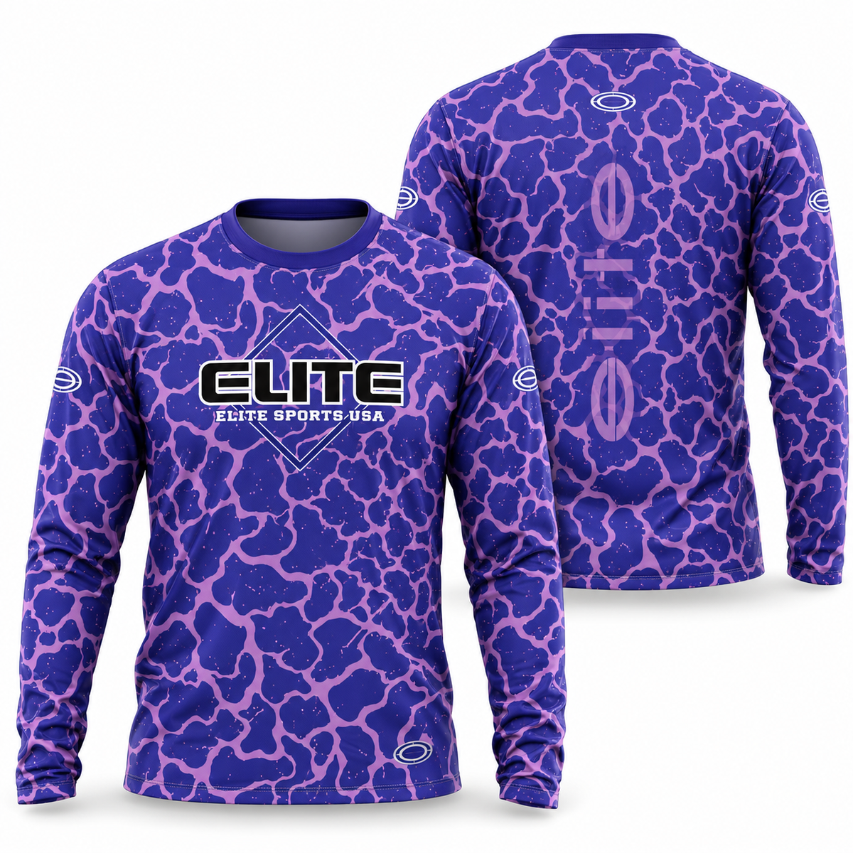 Elite Mens Long Sleeve Jersey - ESD 1595 Purple