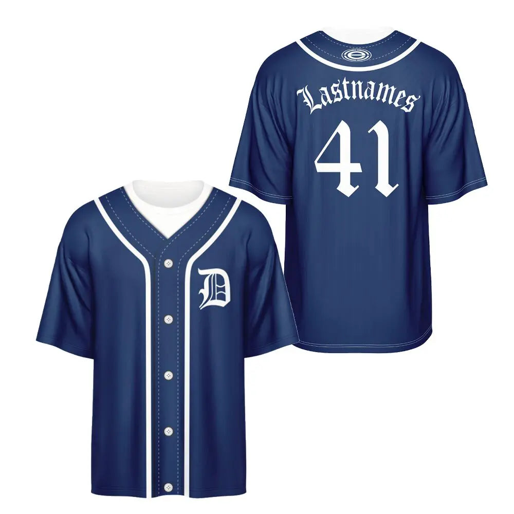 Faux Button Down – Custom Jersey