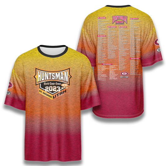 Huntsman Men's Jersey - Red and Yellow Fade
