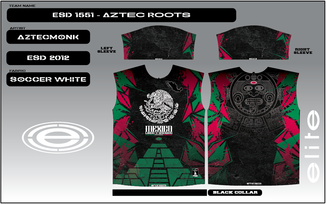 Elite Mens Jersey – ESD 1551 Aztec Roots