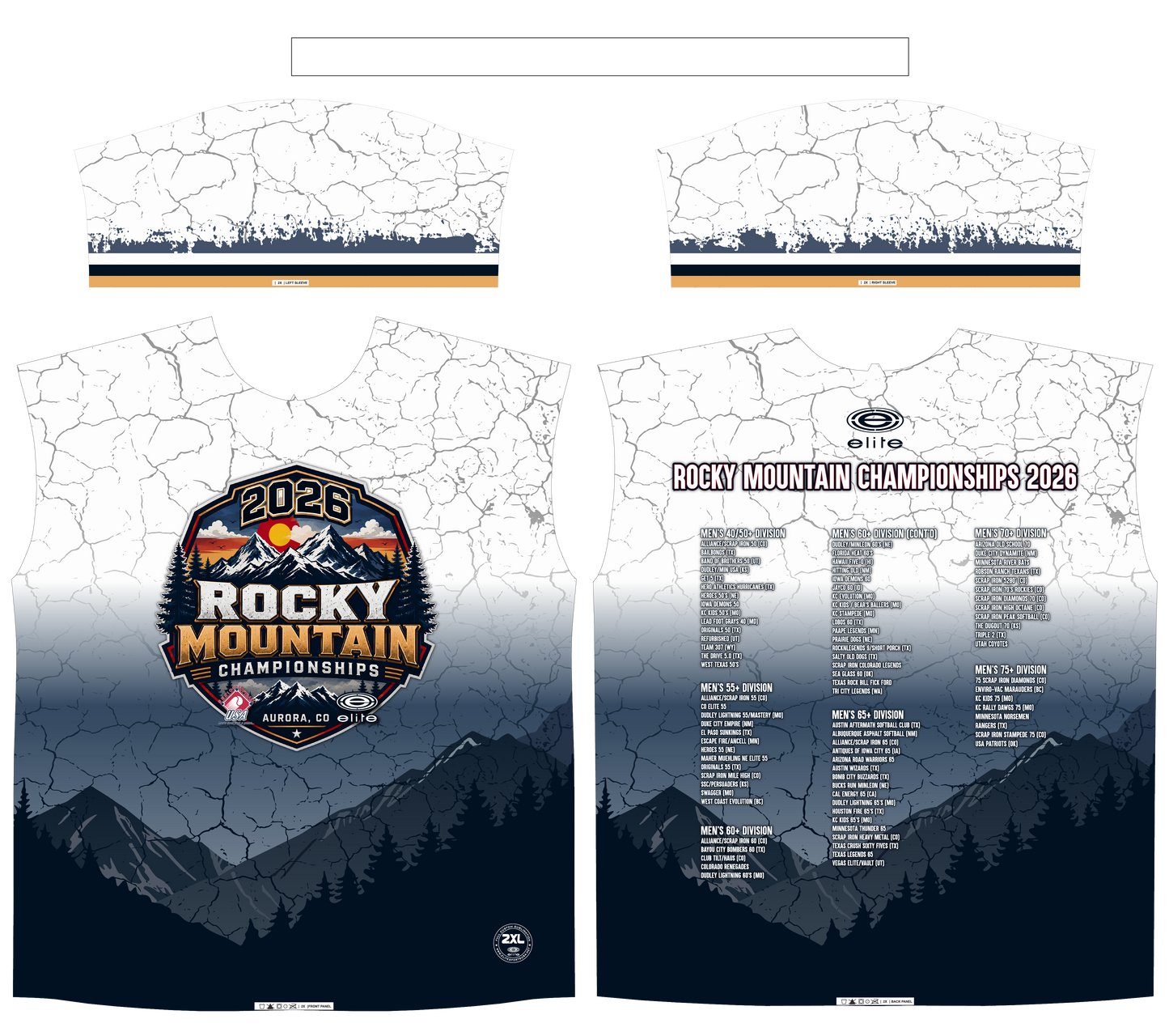2026 SSUSA Rocky Mountain Championships Merch Shortsleeve Jersey