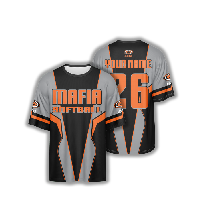 Mafia Softball Template 112 - Custom Jersey