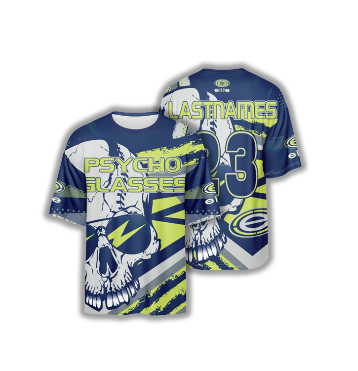 Psycho Glasses Template 115 - Custom Jersey