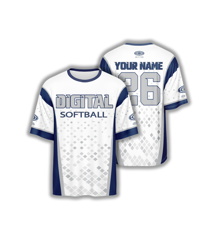 Digital Softball Template 118 - Custom Jersey