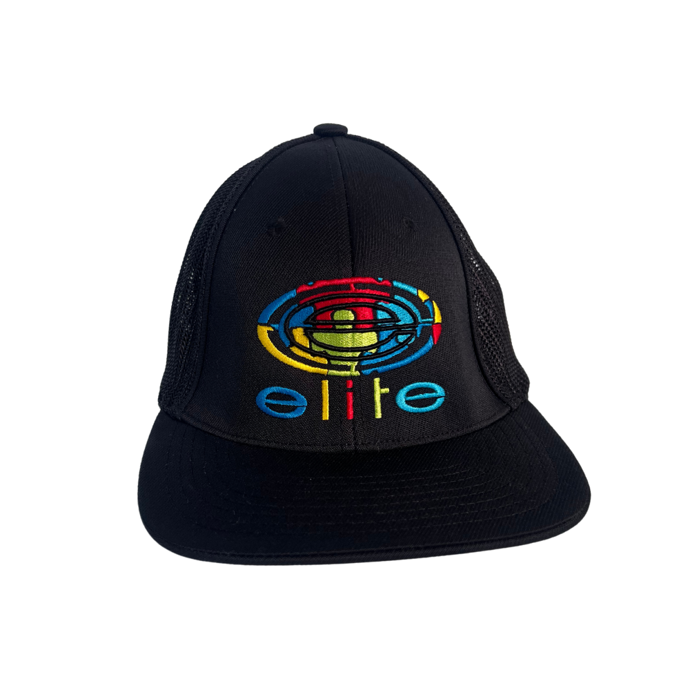 Elite Hat - Solid Black/Puzzle Elite Logo