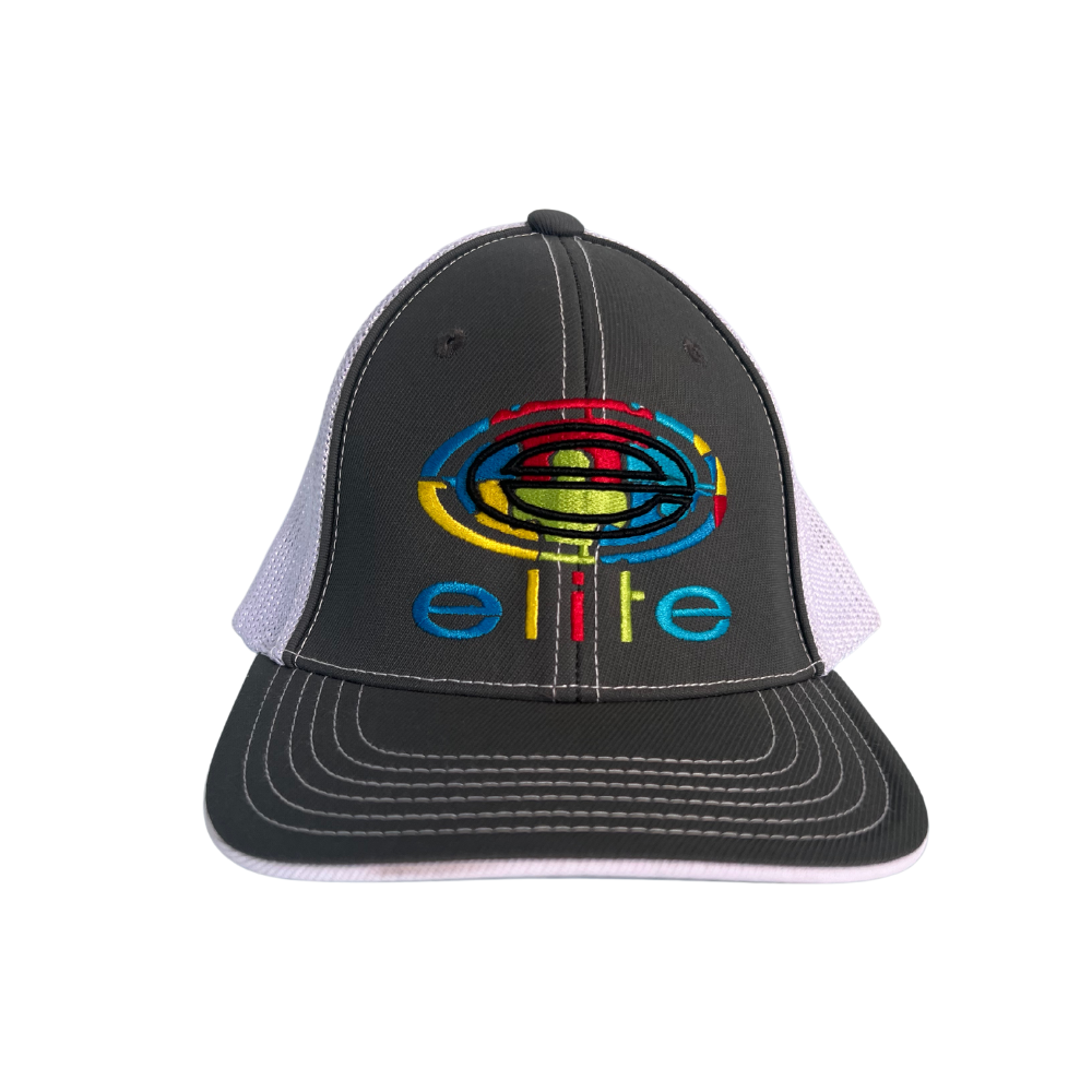 Elite Hat - Charcoal/White Puzzle Elite Logo
