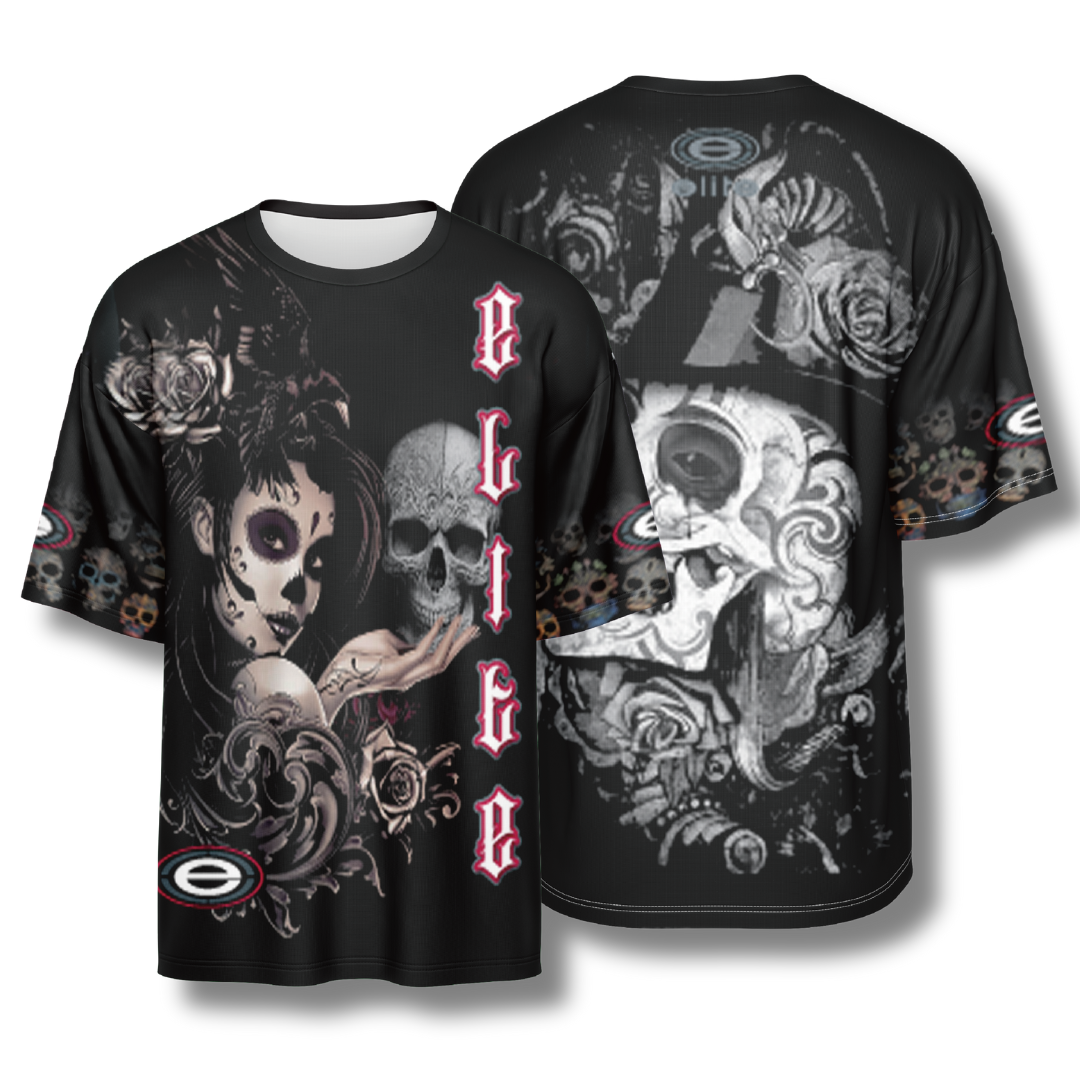 Elite Mens Jersey - ESD 1447 Raven Sugar Skull