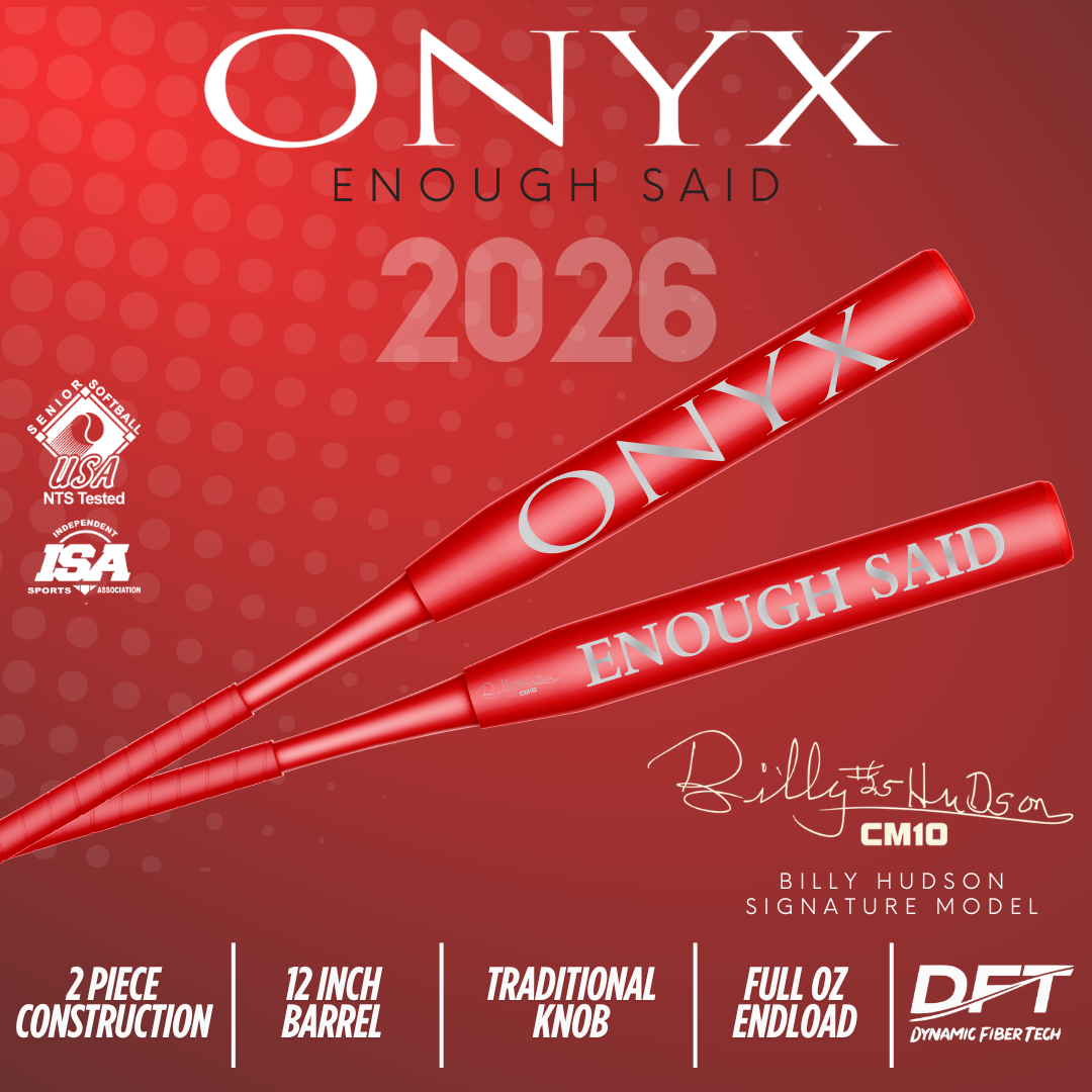 2026 Onyx Enough Said Billy Hudson 12 inch Senior Softball Slowpitch Bat