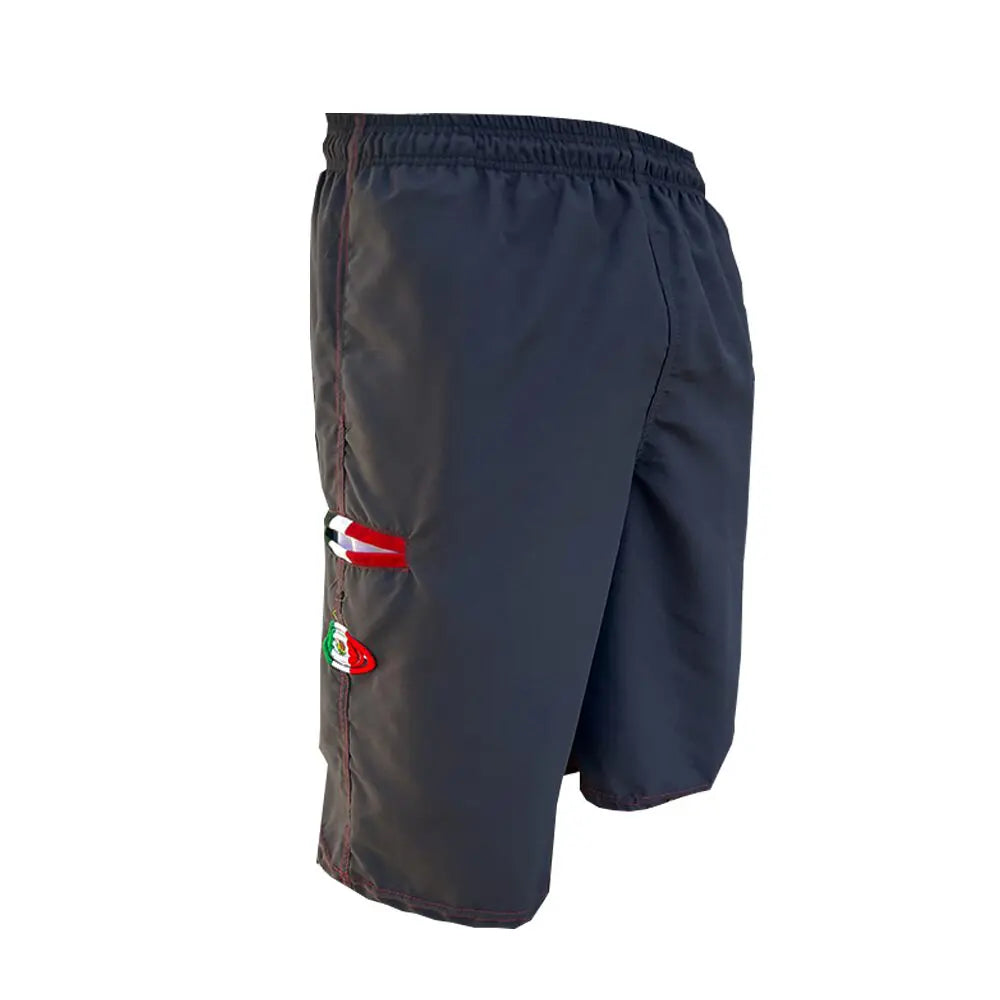 Elite Shorts – Men’s ES 251 Microfiber (Charcoal/Mexico Flag)