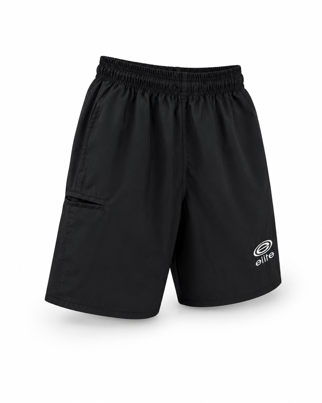 Elite Shorts – Men’s ES 251 Microfiber (Black Solid)