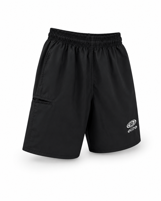Elite Shorts – Men’s ES 251 Microfiber (Black Solid)