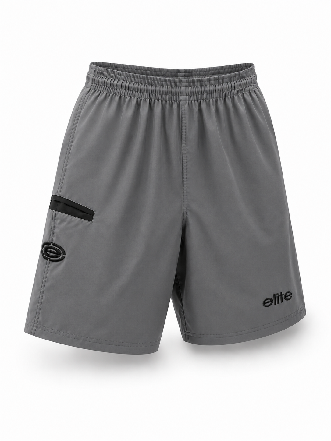 Elite Shorts – Men’s ES 251 Microfiber (Cement Black)
