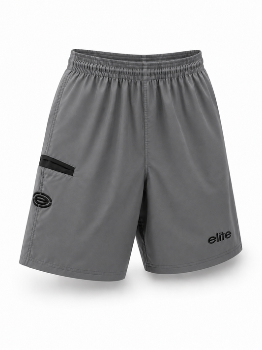 Elite Shorts – Men’s ES 251 Microfiber (Cement Black)