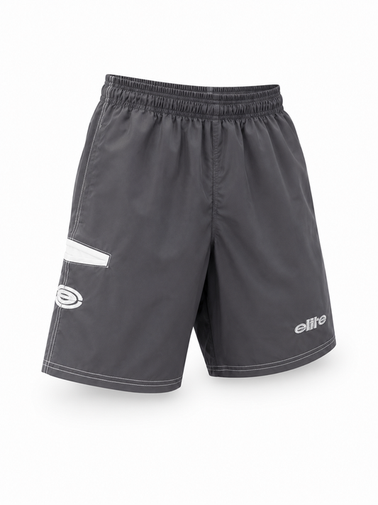 Elite Shorts – Men’s ES 251 Microfiber (Charcoal/White)