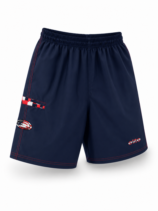 Elite Shorts – Men’s ES 251 Microfiber (Navy Patriotic)