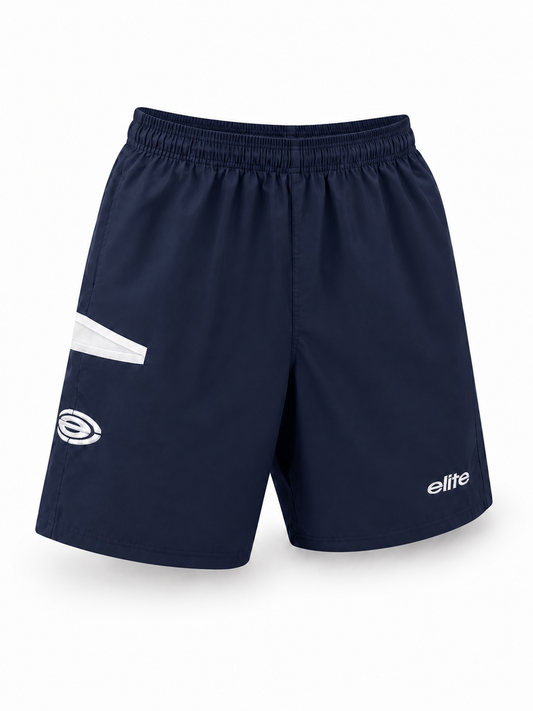 Elite Shorts – Men’s ES 251 Microfiber (Navy/White)