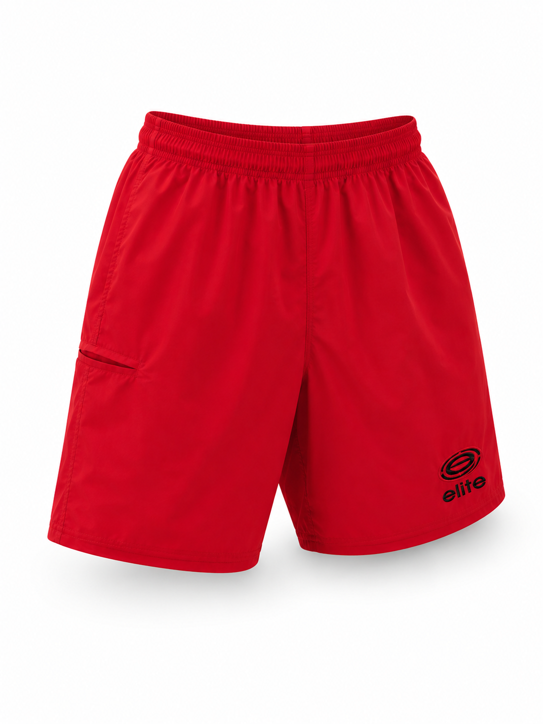 Elite Shorts – Men’s ES 251 Microfiber (Red Solid)