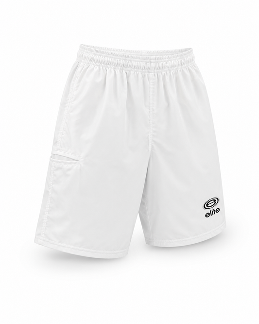 Elite Shorts – Men’s ES 251 Microfiber (White)