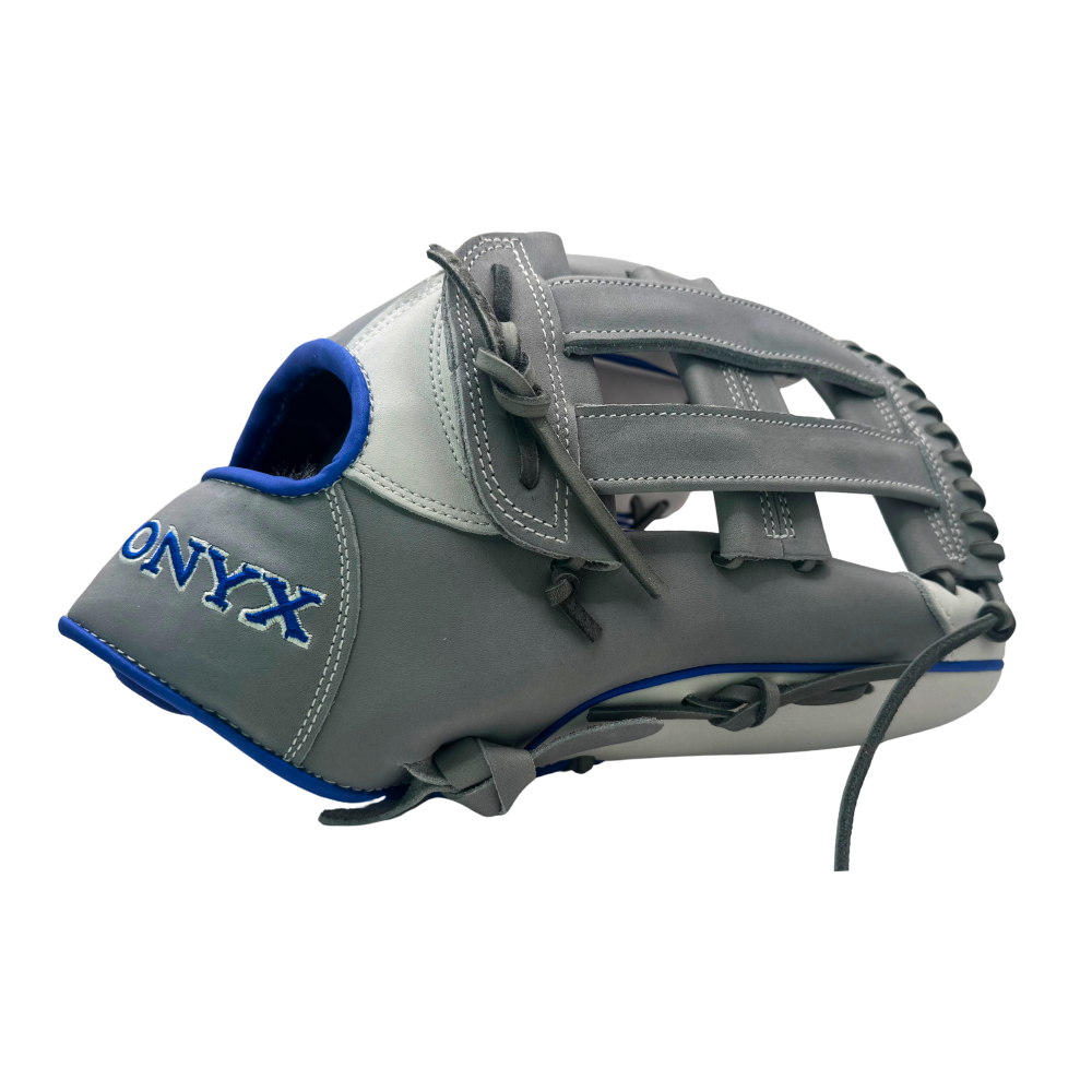 Onyx Fielding Glove - Grey, Royal & White