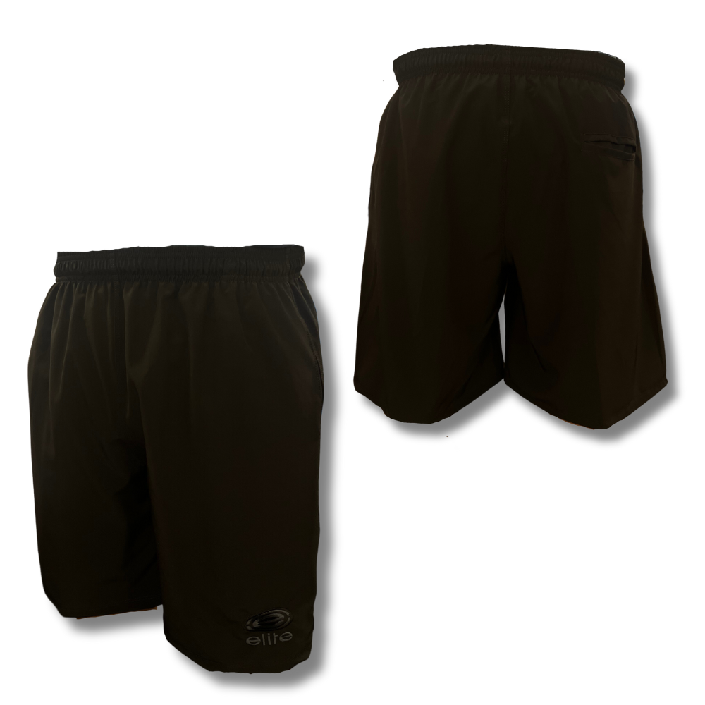 Elite Shorts Men s 8 Inseam Short Black Elite Sports USA