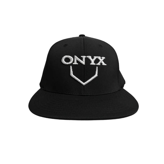 Onyx Hat PTS30 - Black/White Homeplate