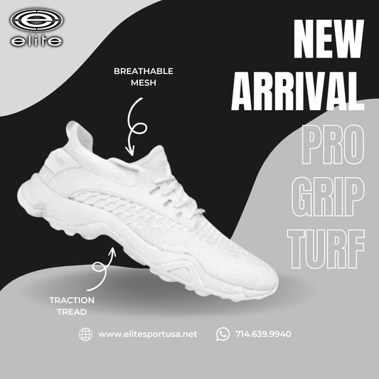 2023 Elite Pro Grip Turf Shoe – White