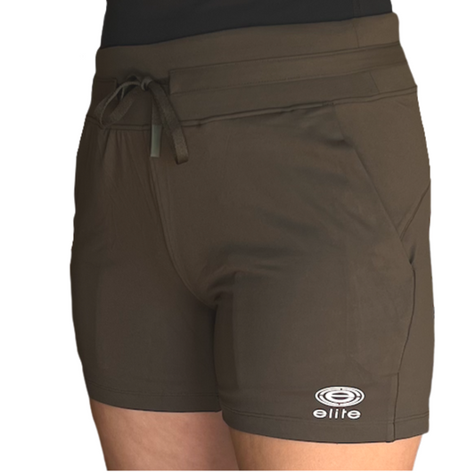 Elite Women's Shorts - Olive Green