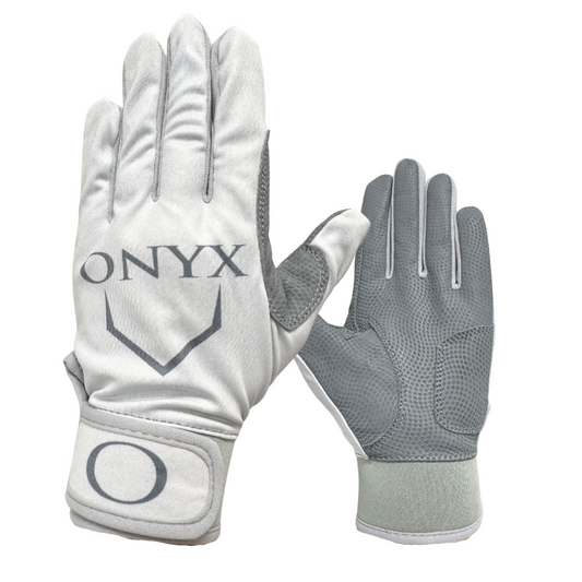 Onyx Whiteout Homeplate Batting Gloves