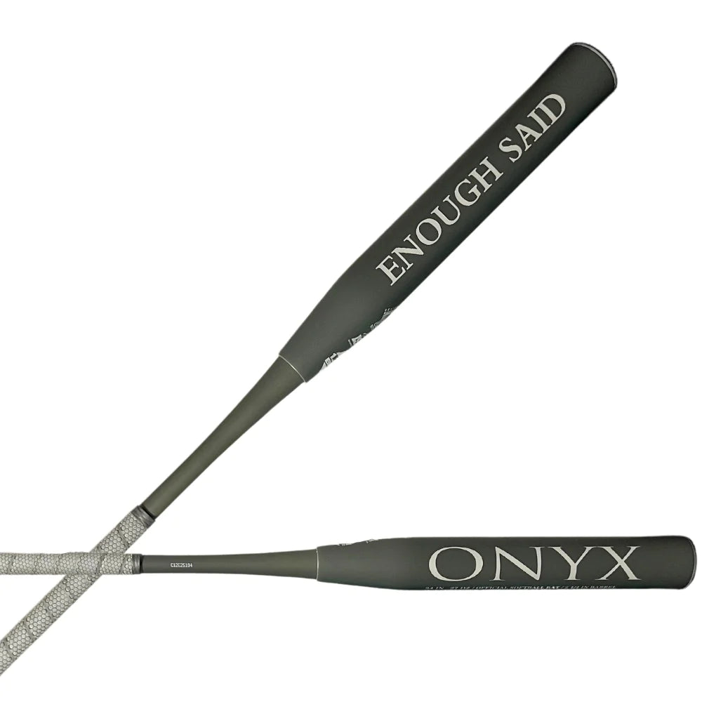 2023 Onyx Enough Said Charcoal End Load Senior Softball Slowpitch Bat
