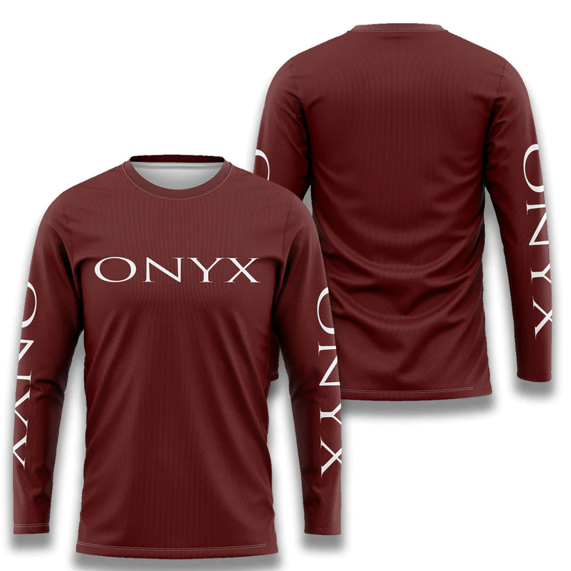 Elite Mens Long Sleeve Jersey – Onyx Cardinal