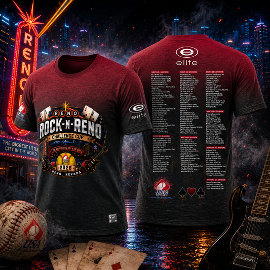 2026 SSUSA Rock N Reno - Maroon Charcoal Fade Shortsleeve