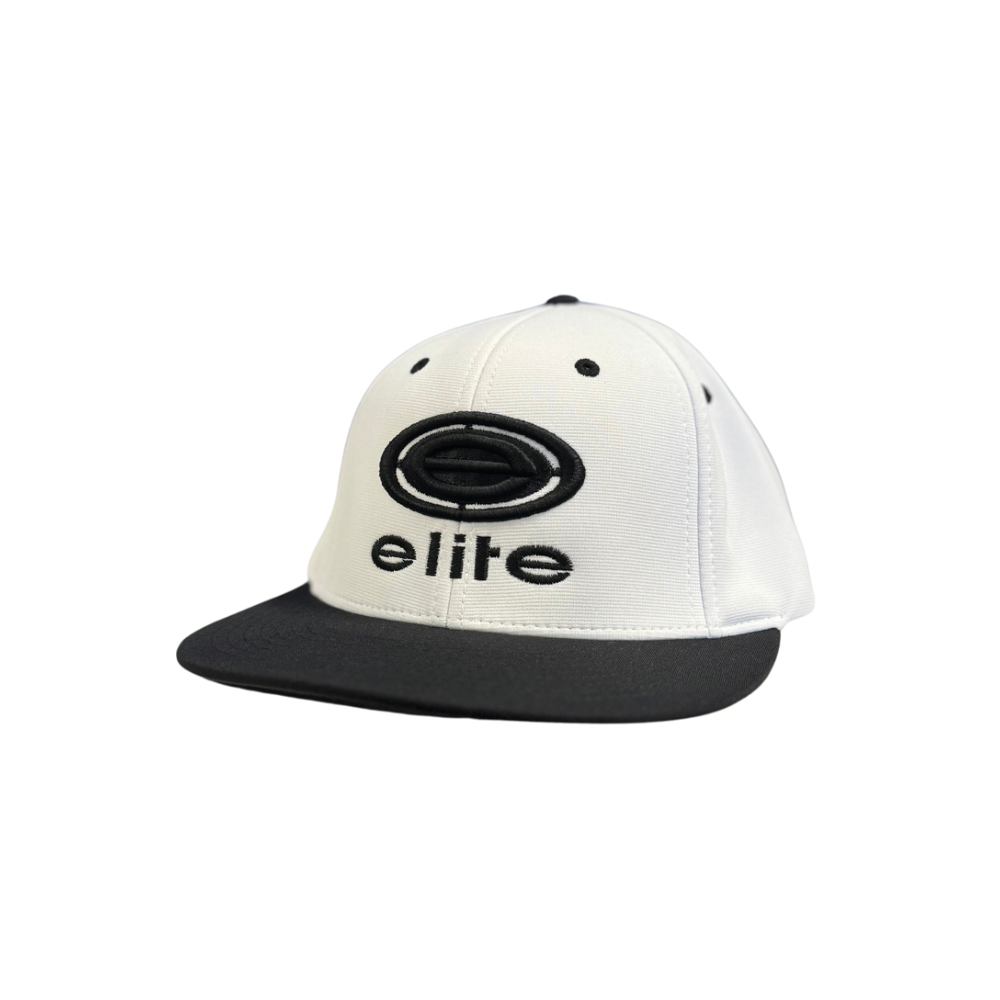 Elite Hat – White Black (Richardson PTS20)