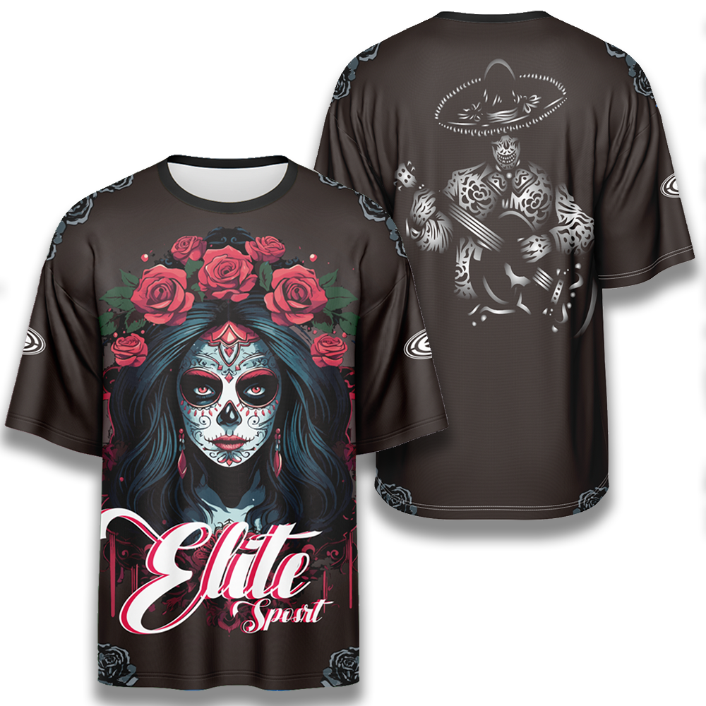 Elite Mens Jersey – ESD 1441 Floral Skull