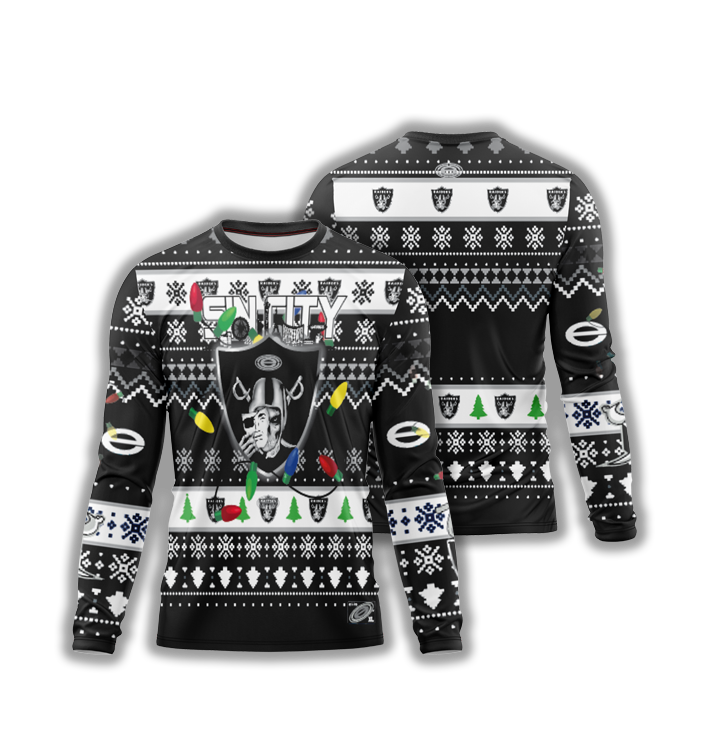 Elite Men's Long Sleeve Jersey - ESD 1498 Ugly Sweater Sin City