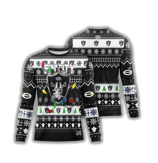 Elite Men's Long Sleeve Jersey - ESD 1498 Ugly Sweater Sin City