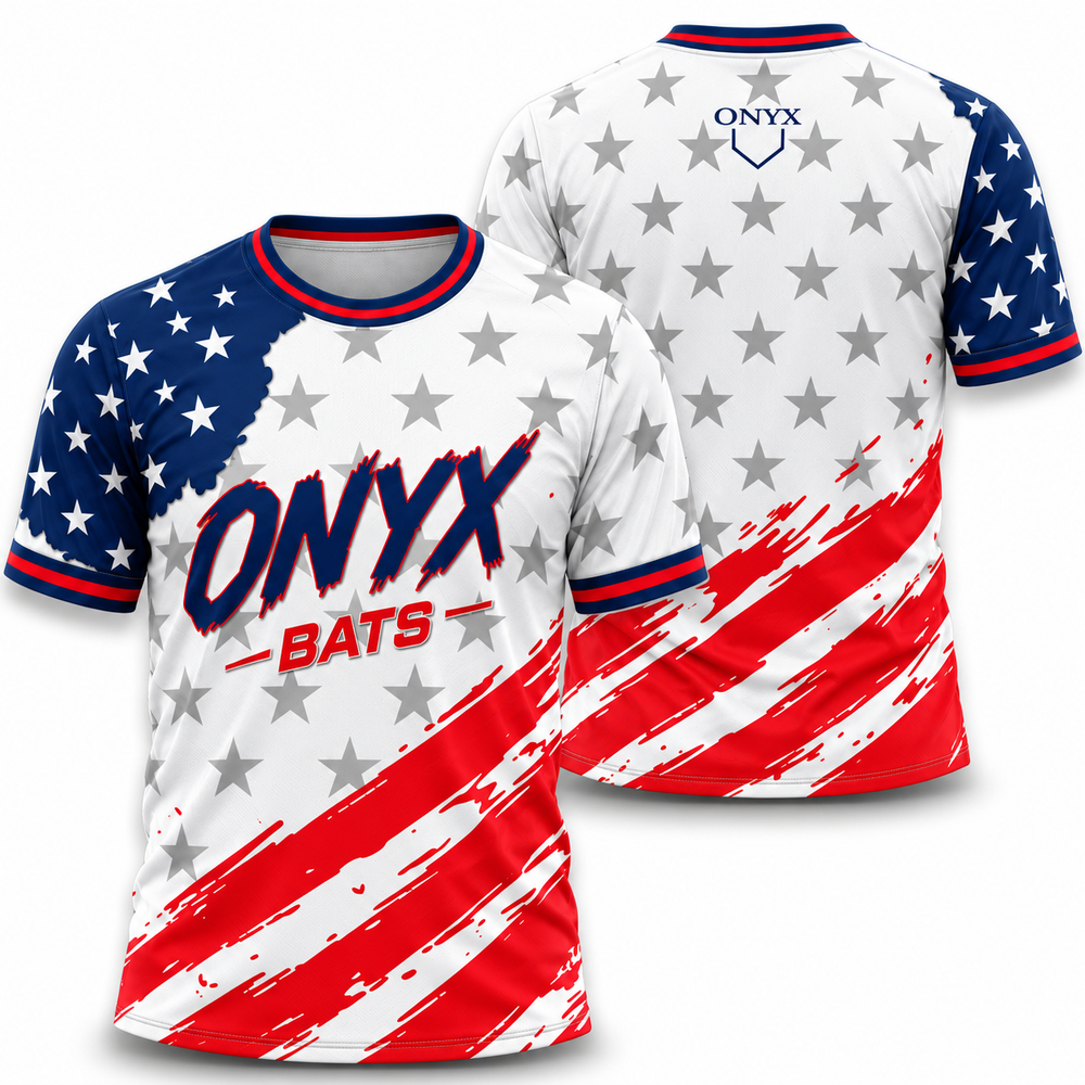 Onyx Men's Jersey - ESD 1660 Onyx Patriotic Flag