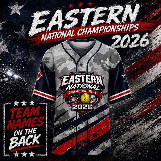 2026 SSUSA Eastern National Championships - Grey Fake Button Shortsleeve