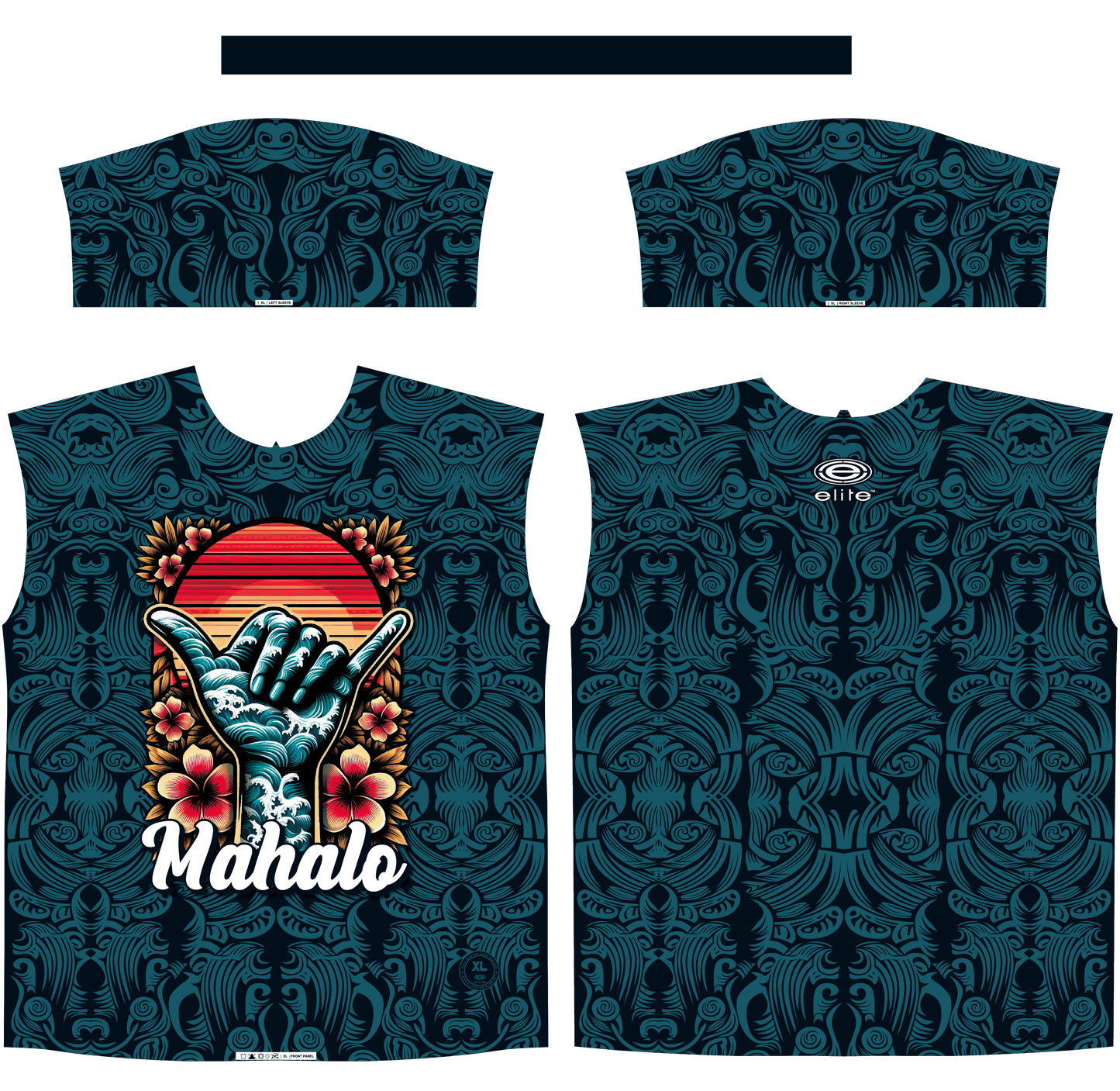 Elite Men's Jersey - ESD 1462 Hawaiian Shaka